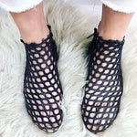 Recycled fishing net boots -ink