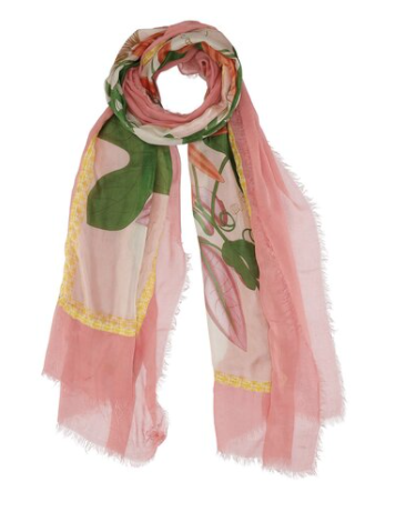 0041 29 Peach oblong scarf
