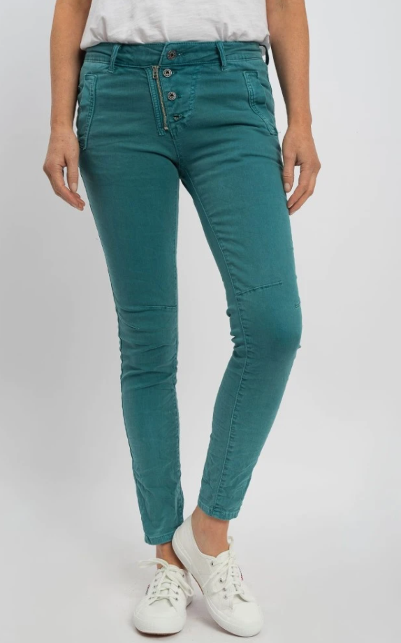 Button Jean Turquoise