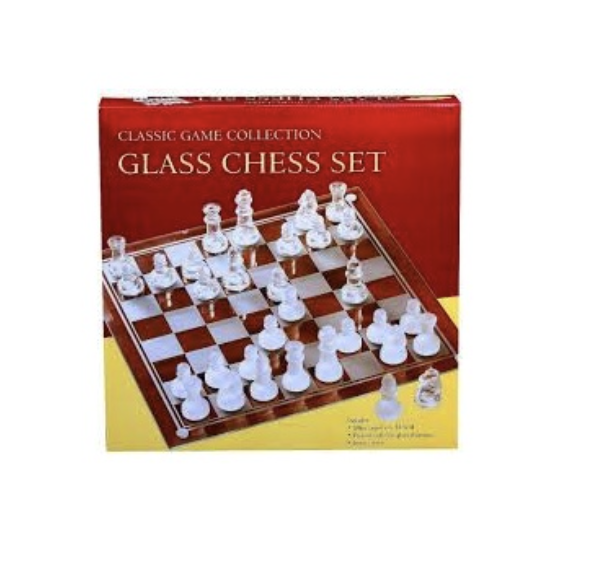 Chess Set 14" - Glass