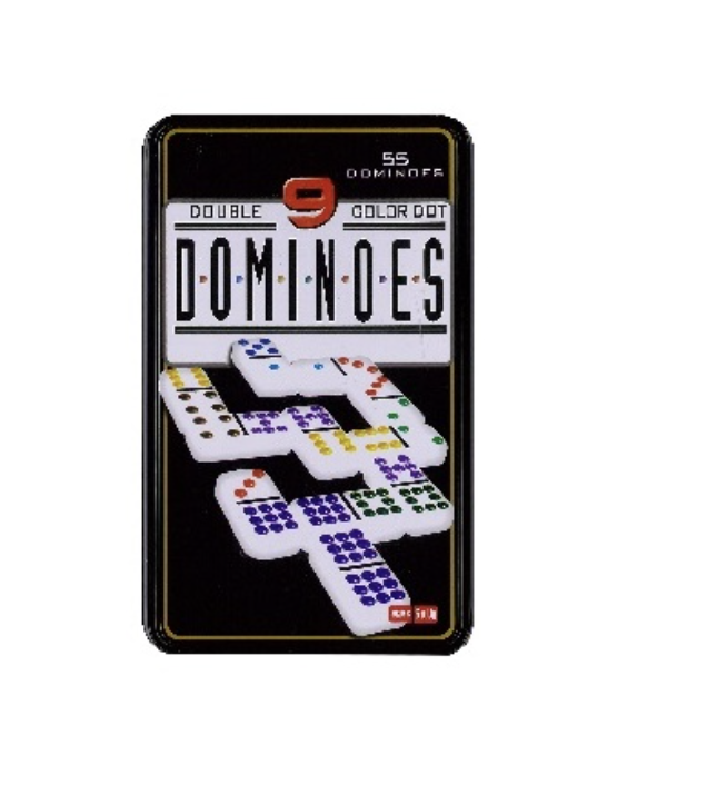 Dominos D/9 Colour Dot tin