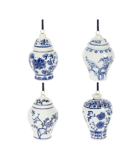 Chinoiserie Boxed set of 4 Hanging Jars