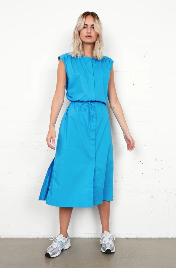 Dagny Dress - Malibu Blue
