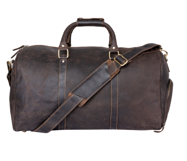Overnight Bag w/ Shoe compartment - Brown