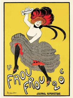 Frou Frou Greeting card