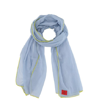 Cotton Voile scarf baby blue