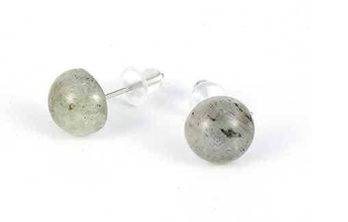 Labrodite stud earring