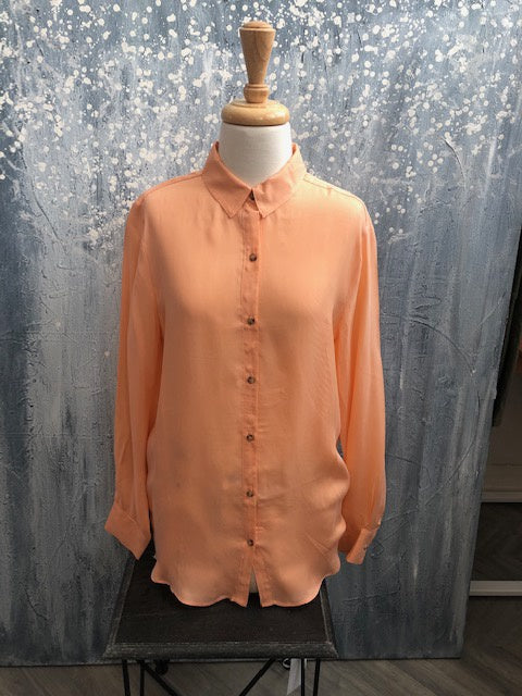 Oversize Long shirt Peach